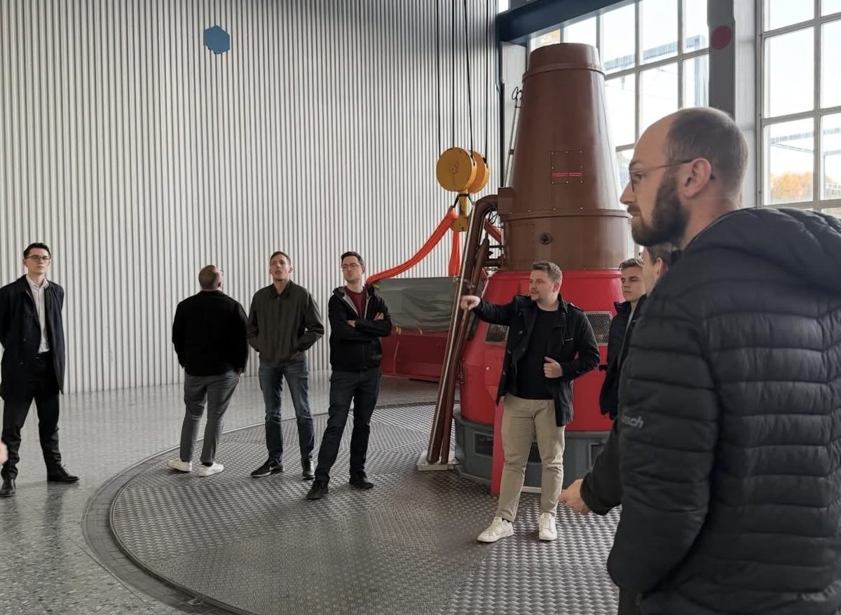 JCI Sense-See Besuch in einer Turbinenhalle